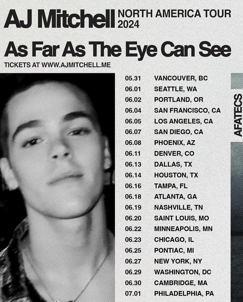 AJMitchellFp2's tweet photo. So happy to see you hitting the road but sad I won’t be be able to see. Hopefully one day I get to see you perform 🤞🏽 https://t.co/9J0My2T9T5