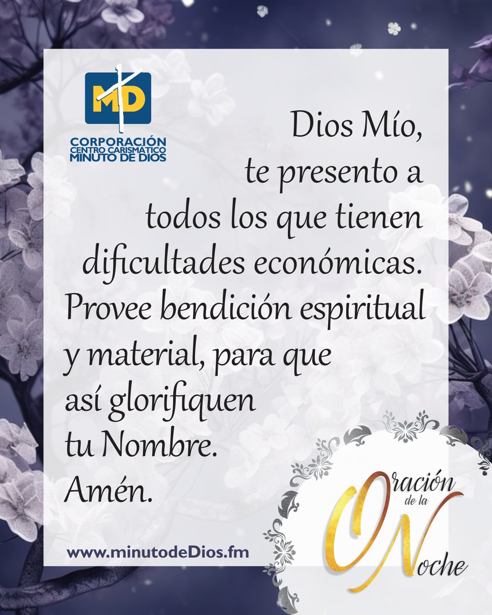 MinutodeDiosFM's tweet photo. Bendecida noche 🙏🌚 #OraciónDeLaNoche https://t.co/HEQzQNkxR9