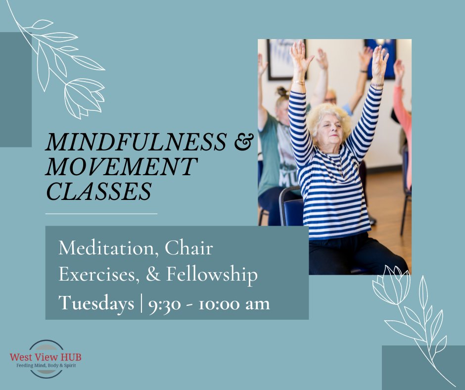 Give your mind and body a tune up for spring! Join us for Mindfulness and Movement Tuesday morning at 9:30. All are welcome. No registration required.