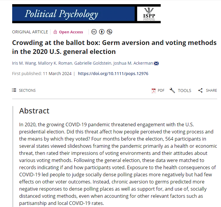 Dr. Iris Wang (@irismwang) on Twitter photo My paper with @MalAdapts, <a href="/joshackman/">josh ackerman</a>, and @gaby__goldstein is out today in Political Psychology! My favorite part was the sampling method for this one! Take a look: onlinelibrary.wiley.com/doi/10.1111/po… My paper with @MalAdapts, <a href="/joshackman/">josh ackerman</a>, and @gaby__goldstein is out today in Political Psychology! My favorite part was the sampling method for this one! Take a look: onlinelibrary.wiley.com/doi/10.1111/po…