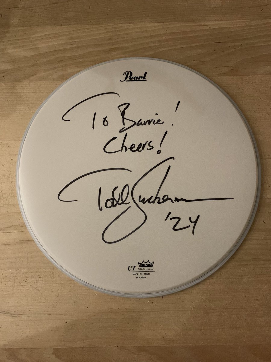 Master Class Drum Session with the sensational Todd Sucherman  
What an amazing guy and so engaging and helpful a true gentleman an absolutely awesome evening - thank you 
.
.
.
.
.
#toddsucherman #styx  #drumner
#pearldruns #moderndrummer  #sabiancymbals #zidjiancymbals