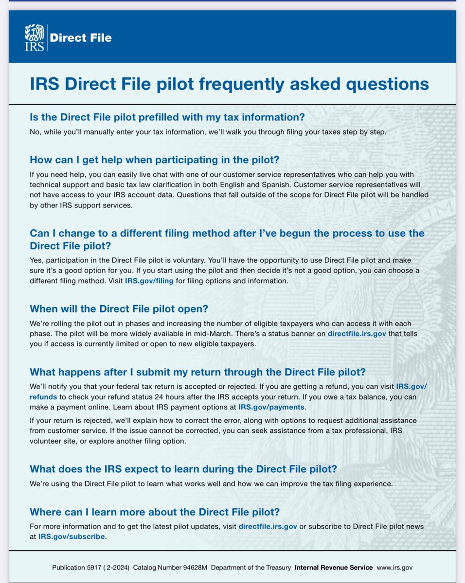 Try Direct File. Eligible service members and veterans in 12 states can now file online for free directly with the IRS. directfile.irs.gov