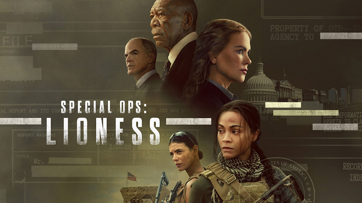 Special Ops: Lioness (Serie 2023) #ZoeSaldana #NicoleKidman #MorganFreeman #LayslaDeOliveira #MichaelKelly #DaveAnnable Mehr auf: movienized.com/special-ops-li…