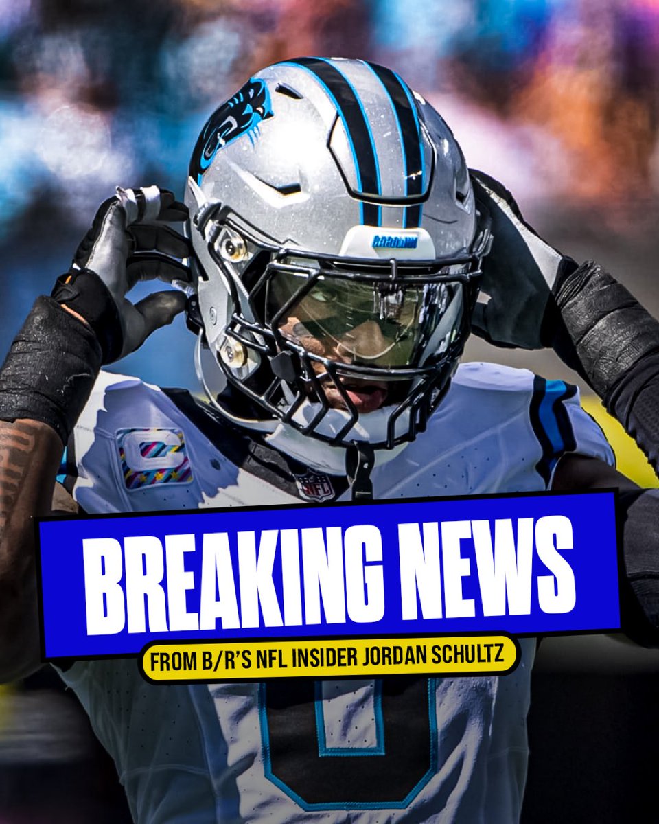Schultz_Report's tweet photo. BREAKING: The #Panthers are trading star pass rusher Brian Burns to the #Giants, sources tell @BleacherReport. https://t.co/8lKrGwDnZl