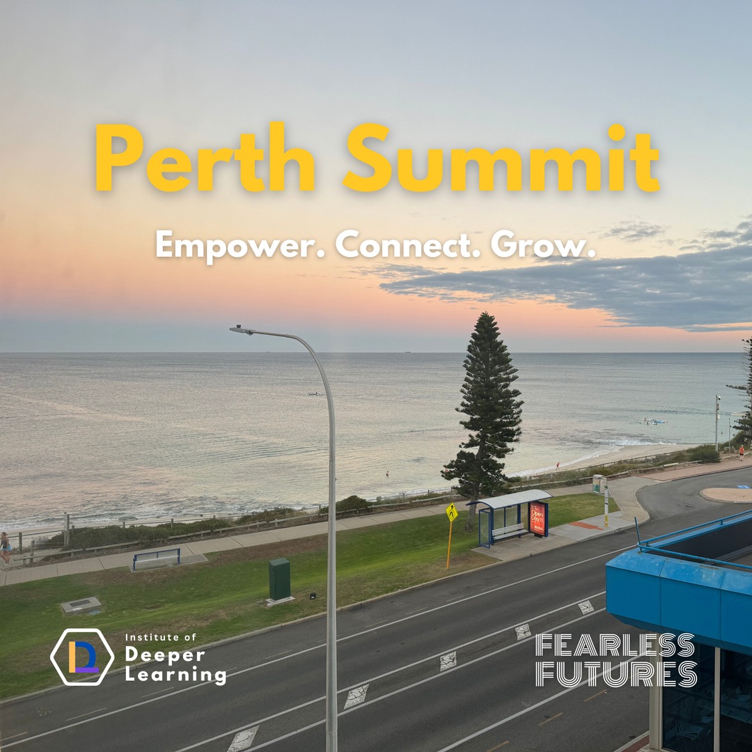 Good Morning Perth!

Looking forward to the next two days of learning at our Fearless Futures Perth Summit.

Over 220 female changemakers from WA will be joining us over the two days. Primary - Tuesday, High School - Wednesday.