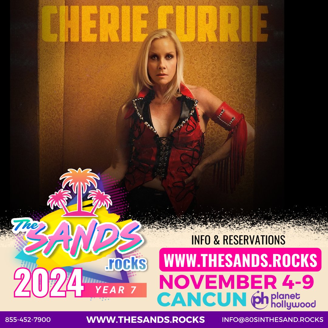 Welcome renowned songstress CHERIE CURRIE <a href="/CherieCurrie3/">Cherie Currie</a> to THE SANDS.ROCKS! #thesandsrocks