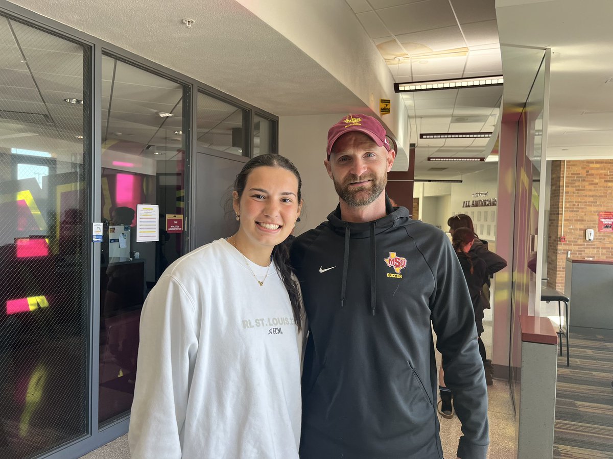 Thank you, Midwestern State coach Ryan and coach Len for a great ID camp I enjoyed touring the campus and Wichita Falls. <a href="/MSUTXWSoc/">Midwestern State Women’s Soccer</a> <a href="/TopDrawerSoccer/">TopDrawerSoccer</a>