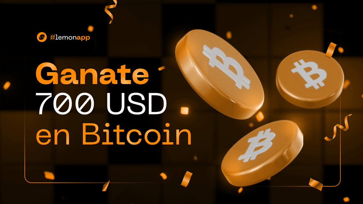 GANATE HASTA 700 USD EN BITCOIN Ahora que tengo tu atención, te cuento que  vamos a sortear 1000 USD en $BTC a repartir entre tres ganadores 🤑 Seguime  que te cuento 👇