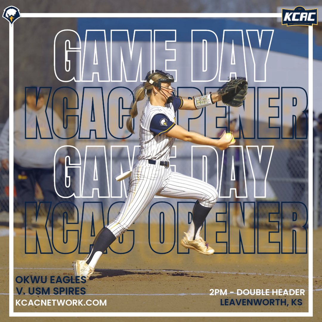 KCAC Opener at St. Mary’s tomorrow!🦅🥎
