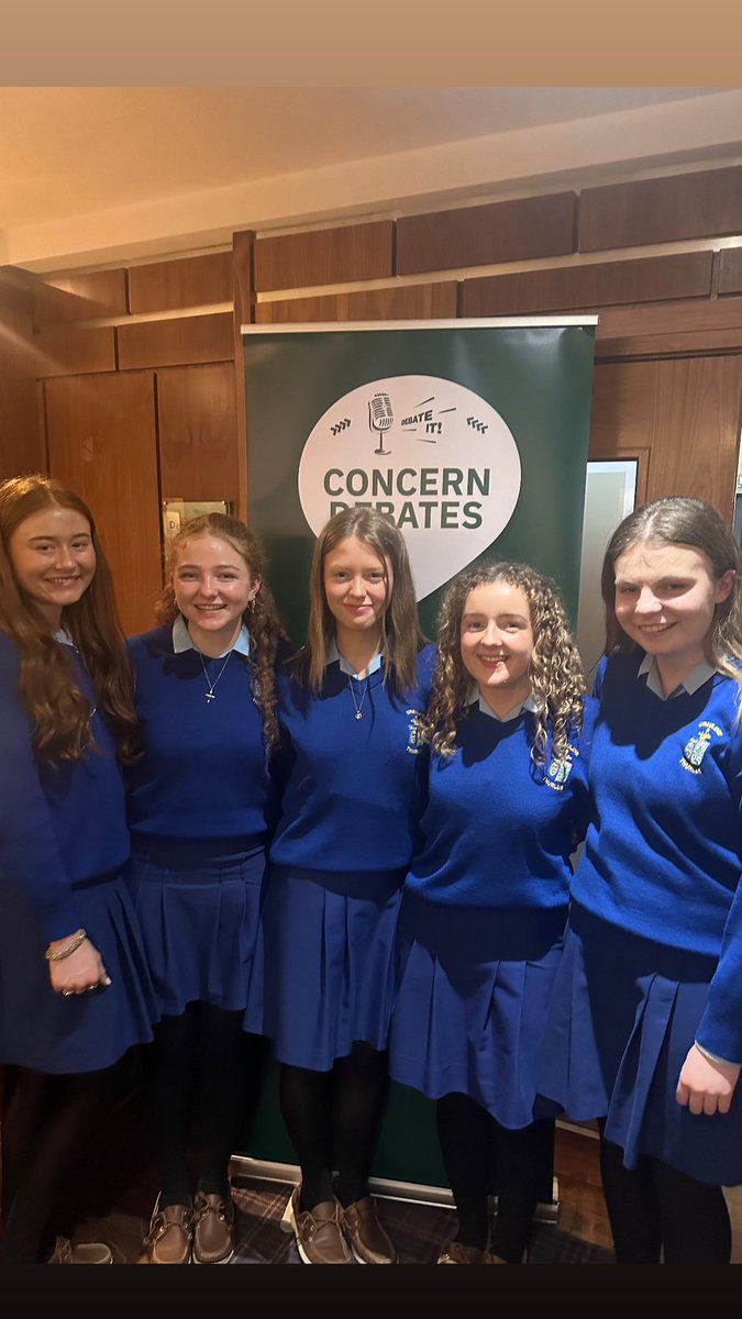 An excellent debate opposing the motion that “ending world hunger is possible in our lifetime”. The team performed brilliantly against a very strong St.Angela’s College team. Congratulations in getting through to the National Semi-Finals. #ursulinethurles @ConcernDebates