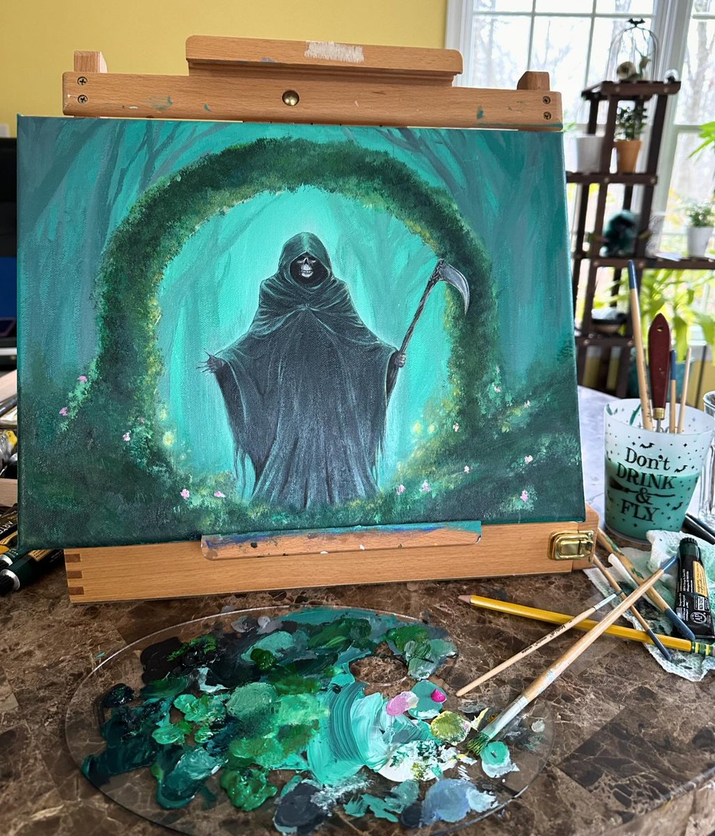 Daughter had the urge to paint something. I am gobsmacked - its sooooo good!