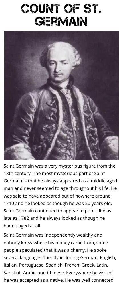 SalmanTorsum's tweet photo. St German #Germany #saintgerman
The Mysteirouas Count from history
✅
How ironic ✅ https://t.co/RFReEbJbPD
