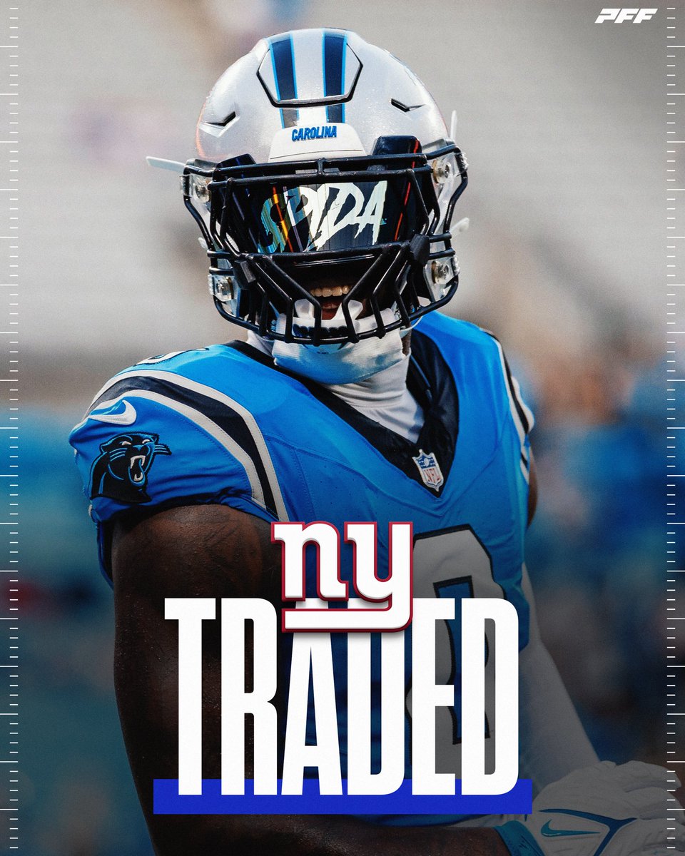 🚨 TRADE 🚨 Panthers are sending Brian Burns to the New York Giants, per @AdamSchefter