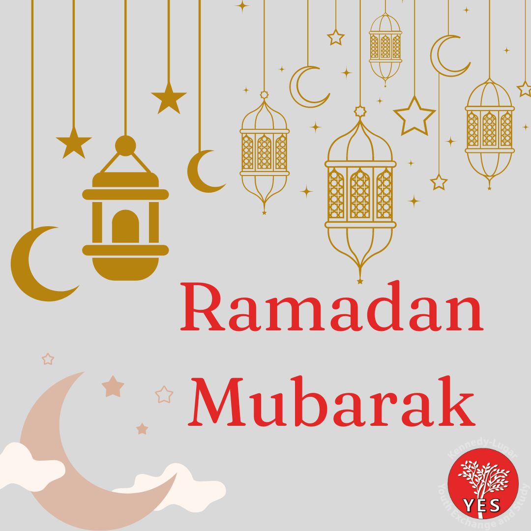 Ramadan Mubarak from the YES program. May this month bring joy and peace as celebration happens all around the world.