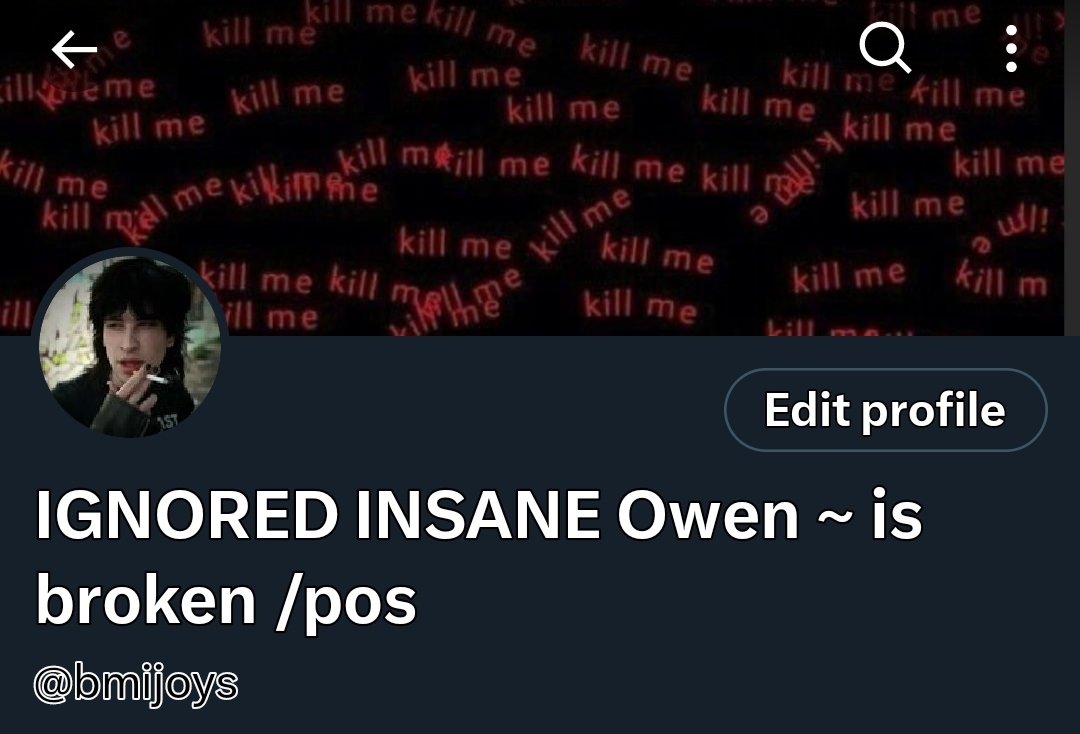owen ❯❯❯❯ ~ is broken /pos tweet media