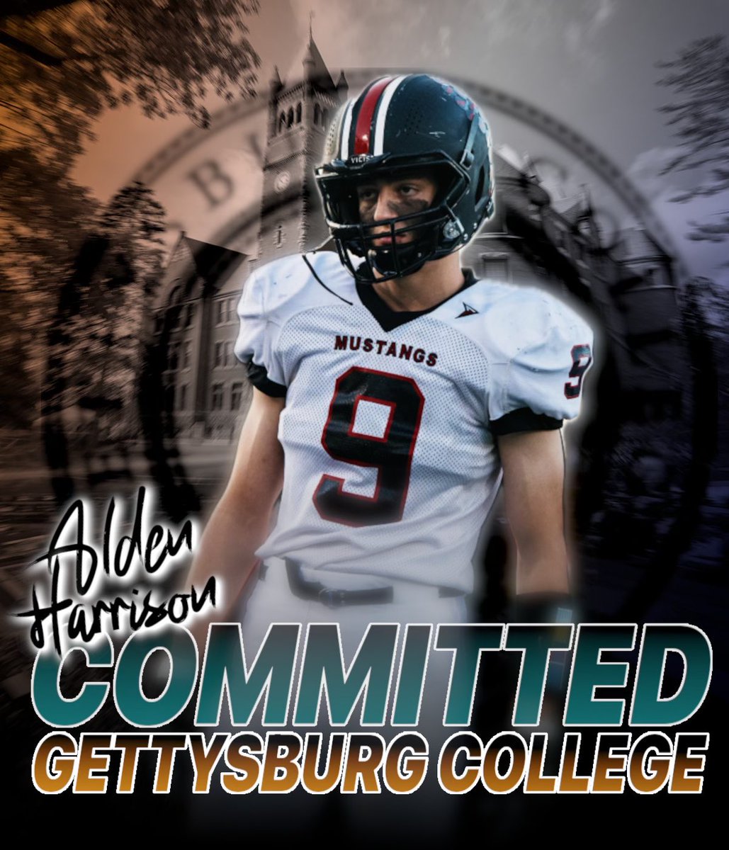 Excited to announce my commitment to Gettysburg College to continue my academic and athletic career! Thank you to my family, friends, coaches, and teammates! #gobullets <a href="/GburgFB/">Gettysburg College Football</a> <a href="/football_stangs/">MHS_Football</a>
