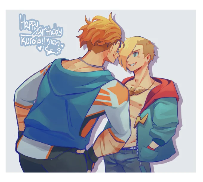 belated bday gifts to !!these were made into a mini print and stickers ehe 