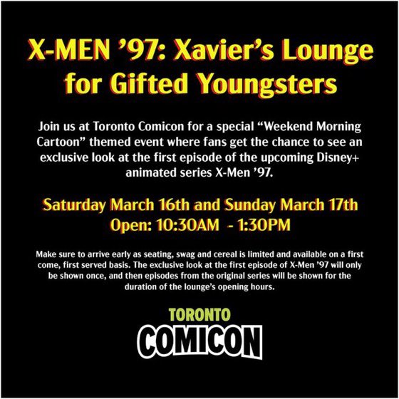 Marvel Studios will screen the first episode of 'X-MEN '97' this weekend for fans at Toronto Comic Con.