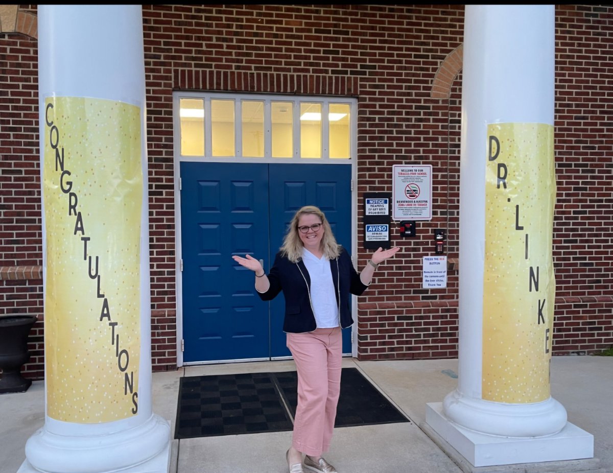 We're so proud of you, Dr. Linker! <a href="/SilkHopeEagles/">SHSeagles</a>