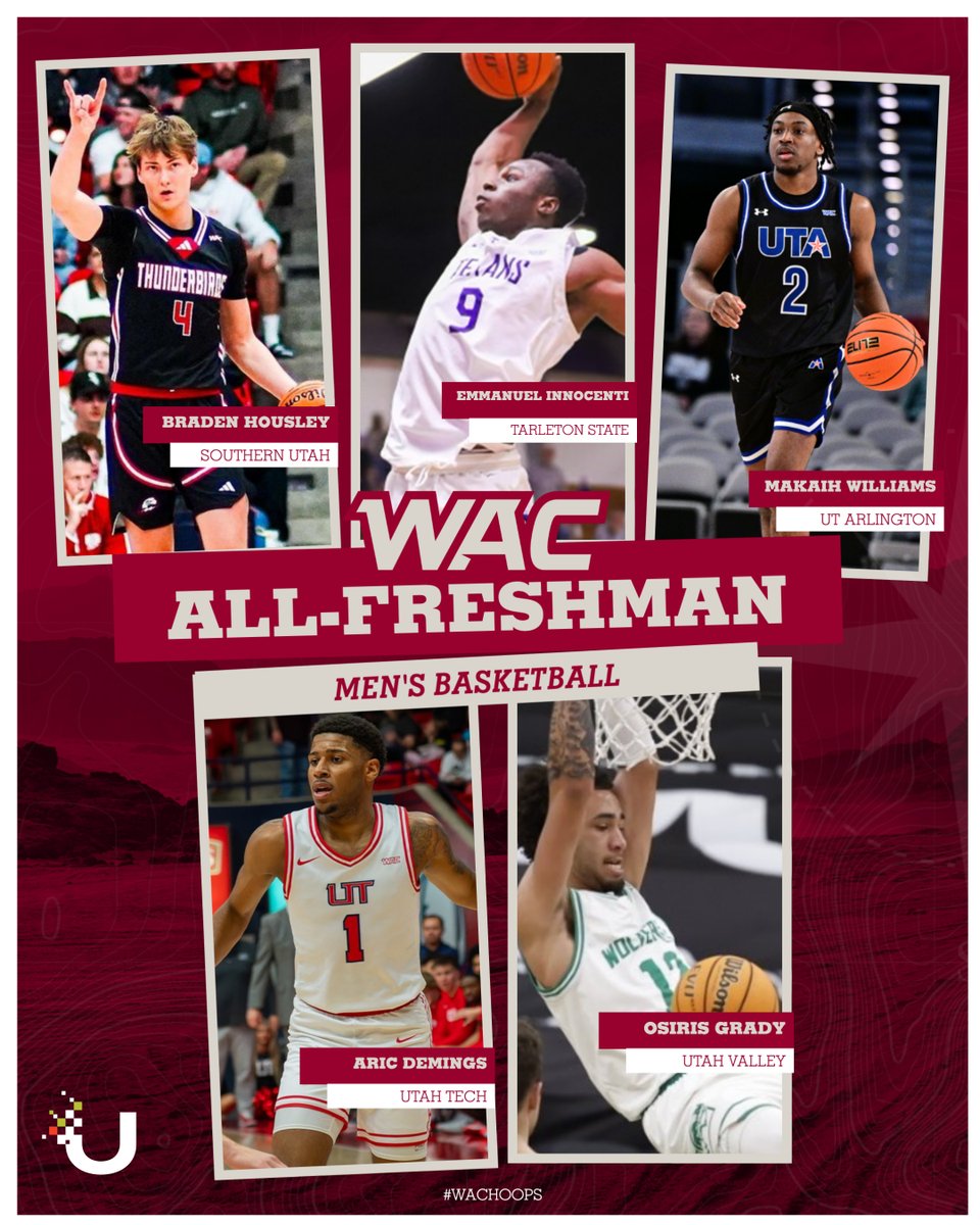 WACsports's tweet image. 🏀🌟 2023-2024 MEN'S BASKETBALL ALL-FRESHMAN TEAM presented by @UCU_LA 🌟🏀

📰: tinyurl.com/up473vpf
#OneWAC x #WAChoops