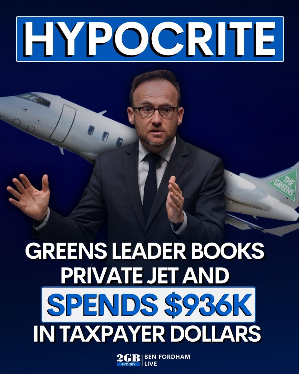 2GB873's tweet photo. Greens Leader Adam Bandt is in the spotlight today, after it was revealed he slugged taxpayers just shy of $1m. 

MORE: https://t.co/8ClsEVvPO5 https://t.co/DNg7bS1Dkz