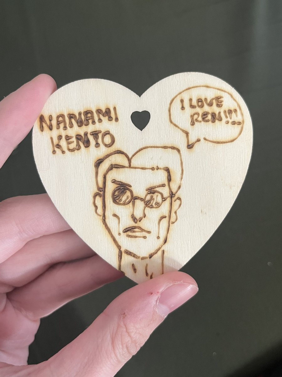 you guys will not believe what i commissioned from custom woodburning