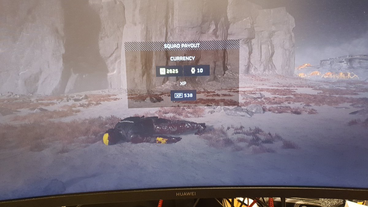 wilko601st's tweet photo. @ArrowheadGS guys I get your working hard on various things but a 4 man squad running extreme all got kicked on the 3rd mission just heading to extraction. Not only a chunk of time but all the resources xp Just sucks, it only showed on my screen but here you are pls fix https://t.co/FqqKJhEjR9