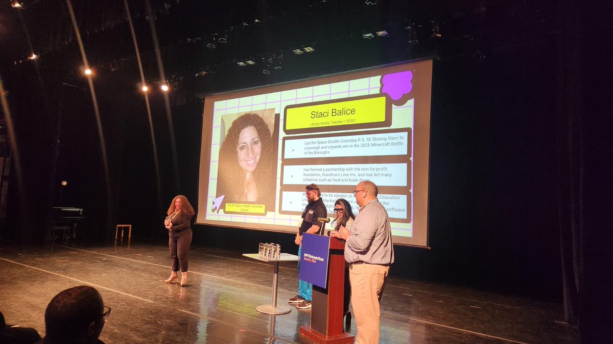 Highlights from #NYCSchoolsTech Summit w/ my fantastic colleagues & friends….shout out to the award winners this year😍😍😍@vpstuto @StaciBalice well deserved honor @CSD31SI #Edtech