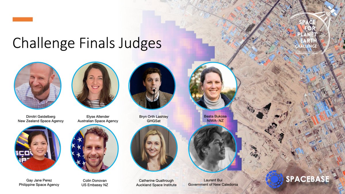 Excited for the Finals of the Space for Planet Earth Challenge. Here's our line up of finals judges from space agencies, government reps, and GHG experts.
RSVP today to join us online this Friday (15 March, 5:30pm NZT)
eventbrite.co.nz/e/space-for-pl…
