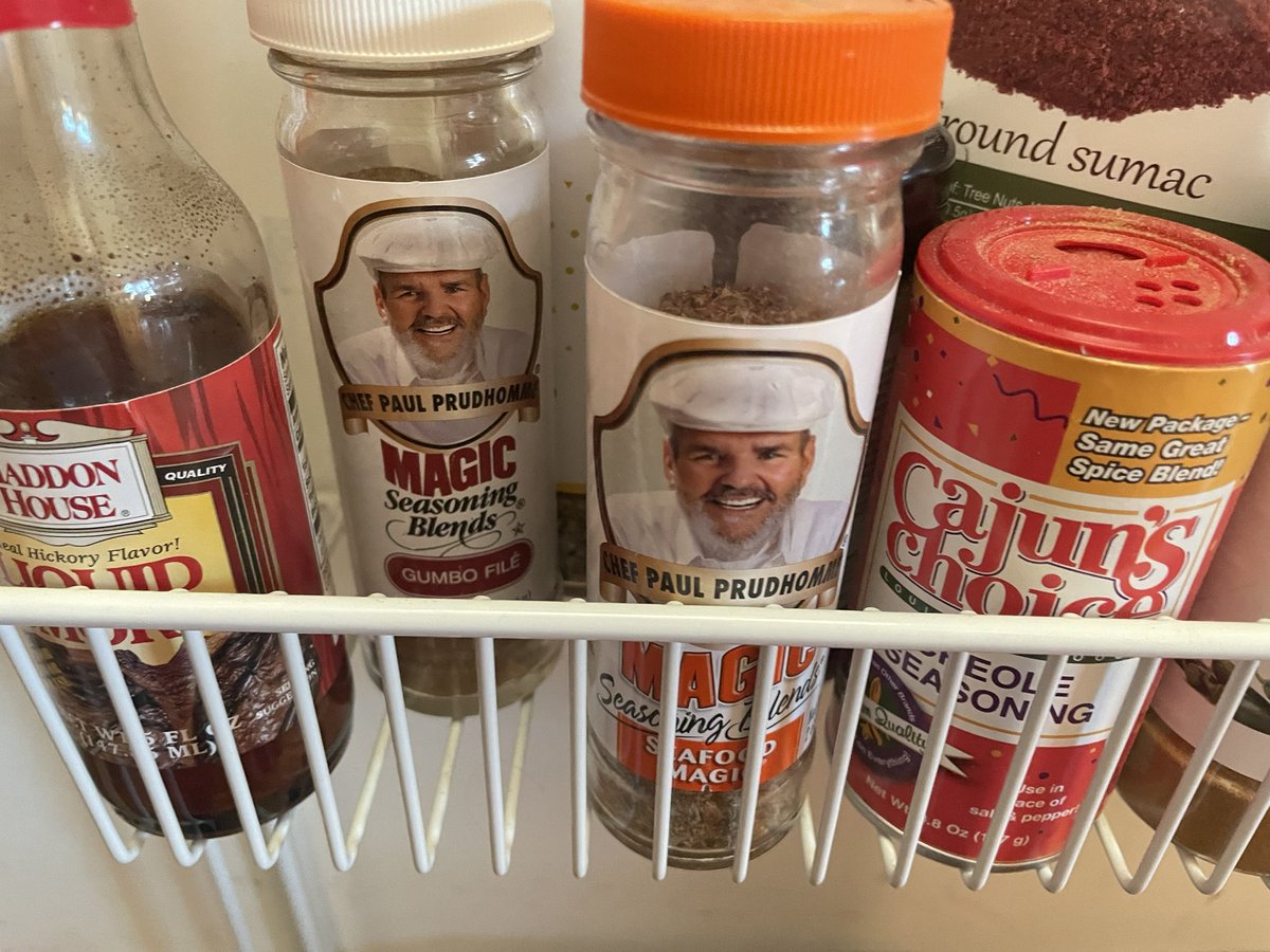 When you go to the pantry for cinnamon and realize those Louisiana genes hit you hard 🤣 Missing some @CrystalHotSauce though… #Louisiana #CajunFood