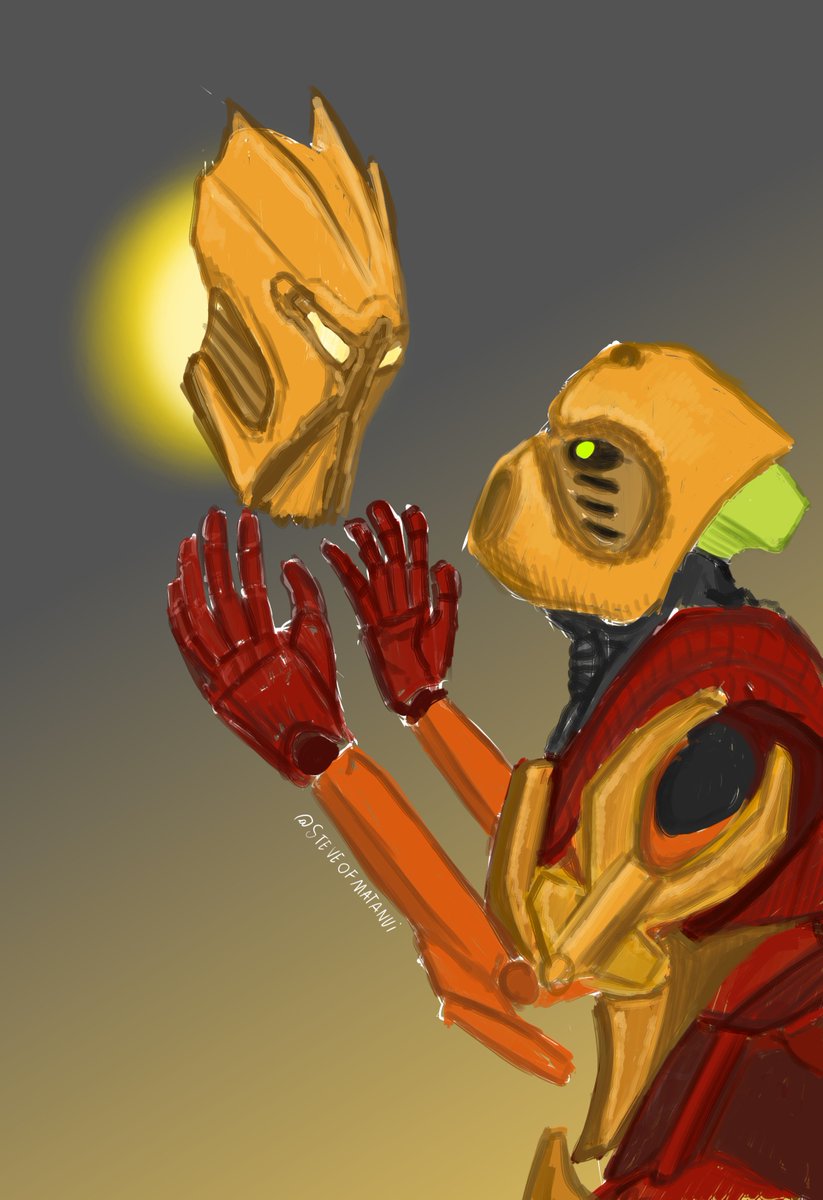 SteveOfMataNui's tweet photo. And then they all lived happily ever after...

#Bionicle #LEGO #sketchart https://t.co/LLAr5kCS2N