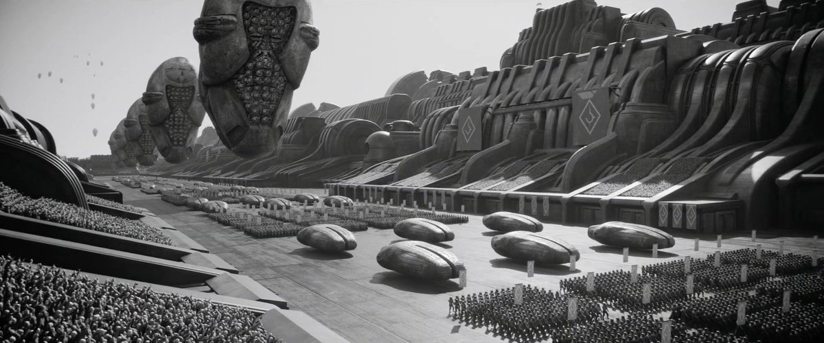 TheArtOfAsty_'s tweet photo. I can barely explain how fucking incredible was the whole Giedi Prime sequence in Dune 2, some of the most inspired and striking visuals I've seen in ages https://t.co/LW0eNQwxvq