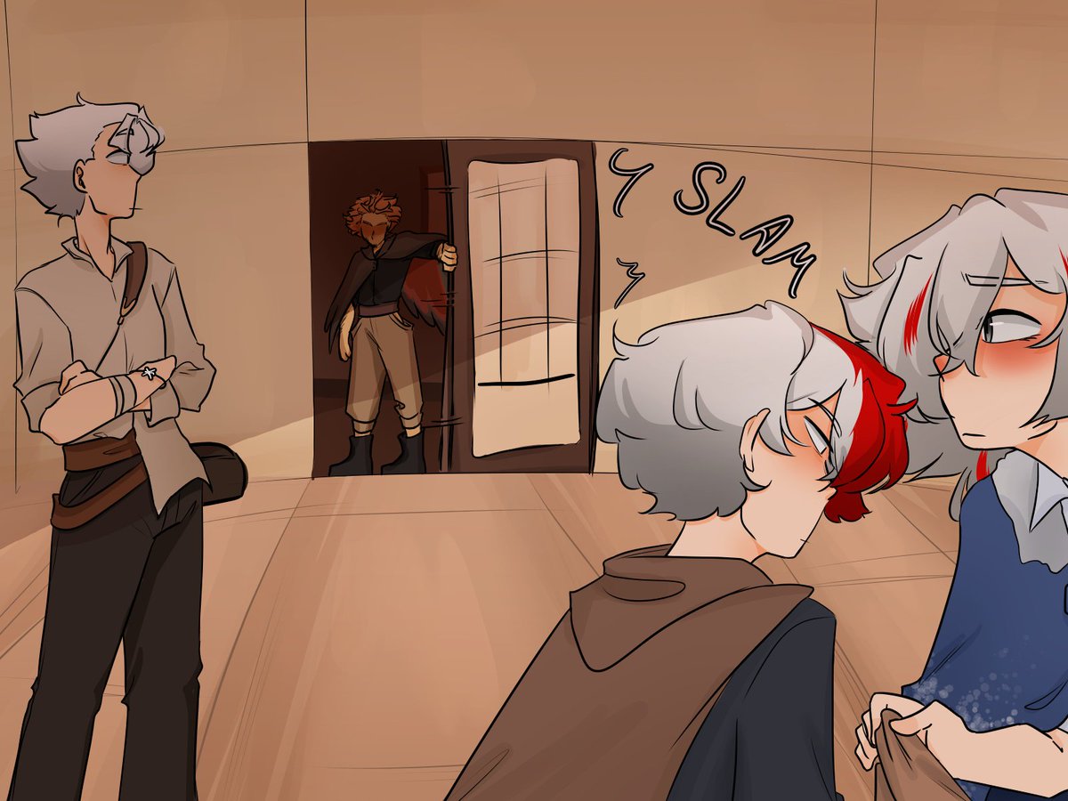 mishiamii's tweet photo. small continuation of my dabihawks exorcist au

first exorcism attempt failed, but for now we got the todoroki siblings :] #mha https://t.co/p8hKdxYhdN
