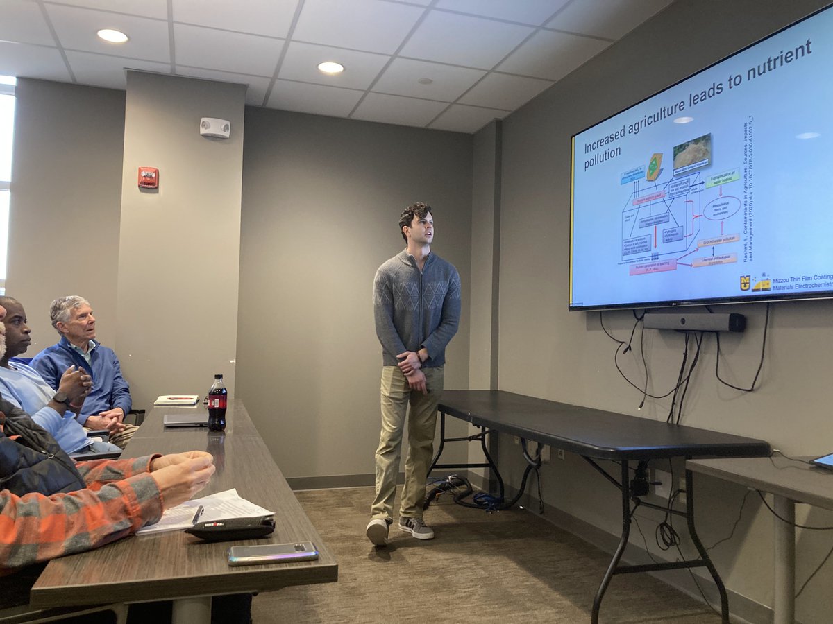 Congrats to Ryan Gettler for defending his PhD in Chemical Engr. <a href="/Mizzou/">Mizzou</a> in January! His thesis is "ADVANCEMENTS IN ELECTROCHEMICAL PROPERTIES OF CONDUCTIVE POLYMERS: PROCESSING, CHARACTERIZATION, AND APPLICATIONS IN ENERGY
STORAGE AND SENSING TECHNOLOGY" #GoMizzou #RoarMore