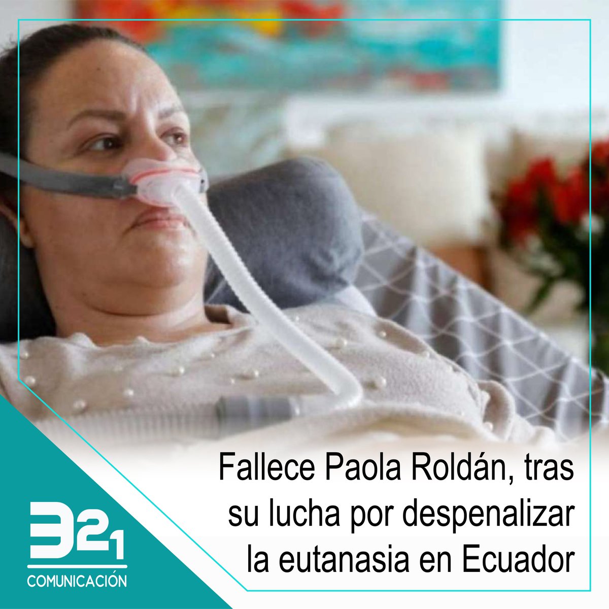 Paola Roldán falleció este lunes, 11 de #marzo de 2024. La mujer padecía una enfermedad catastrófica y luchó por la #despenalizacion de la #eutanasia en #ecuador. 

Más info: n9.cl/un8di

<a href="/CorteConstEcu/">Corte Constitucional</a>