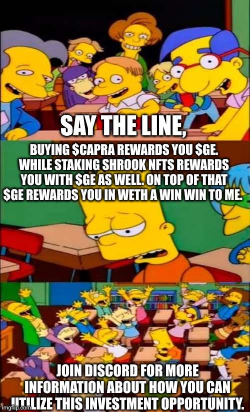 Shrook nft MINTING NOW!!!! Capra token 
Get your Godly Essence with WETH reflections.  How?
discord.com/invite/dvNExEZz
x.com/CapraCro?s=20
#NFTs #crofam #token