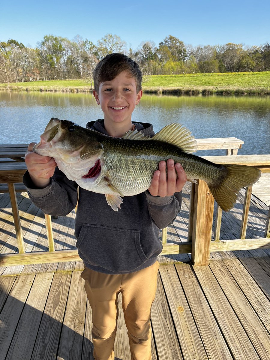 My son caught this Beast Bass today! 🎣