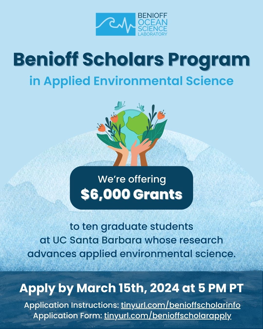 Benioff Ocean Science Laboratory on X: &ldquo;‼️ BENIOFF SCHOLAR 