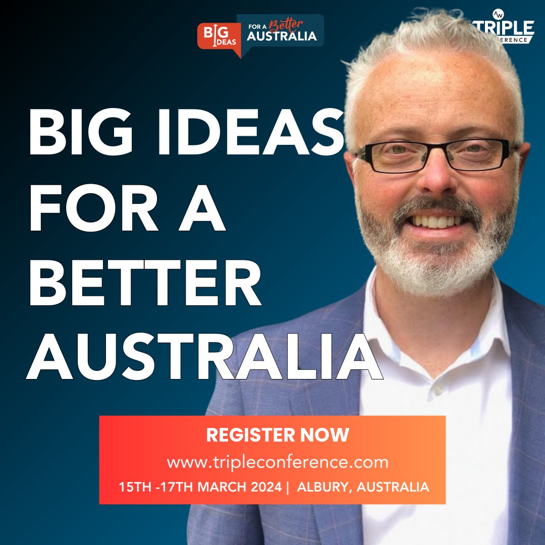 AMPS executives Dr Jeyanthi Kunadhasan, Dr Duncan Syme and Dr Christopher Neil will be joining an esteemed lineup of speakers at Triple Conference this weekend to share ideas about how to build a better Australia. Find out more here 👉 tripleconference.com