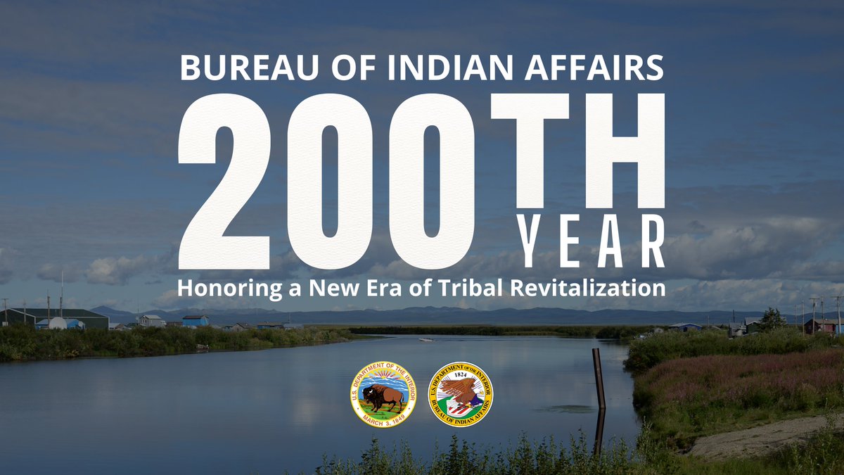 Did you know our new landing page, bia.gov/bia provides resources to help you learn about our exciting career opportunities we have for American Indians and Alaska Natives, our youth, and partners? #BIATurns200