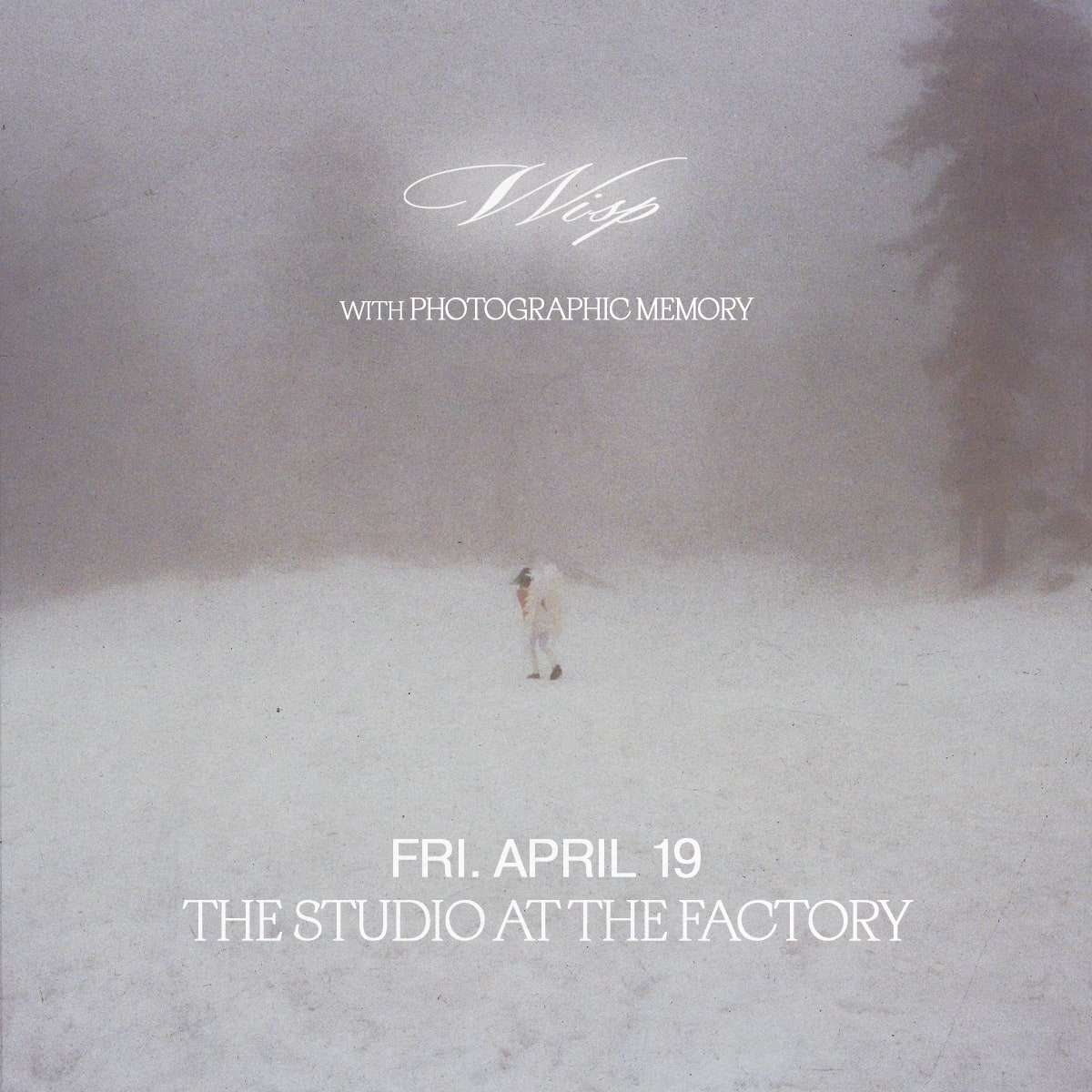 The Studio at the Factory (@studioatfactory) on Twitter photo JUST ANNOUNCED: Wisp is coming to DALLAS <a href="/studioatfactory/">The Studio at the Factory</a> on April 19! Tickets on sale WEDNESDAY at 10AM! JUST ANNOUNCED: Wisp is coming to DALLAS <a href="/studioatfactory/">The Studio at the Factory</a> on April 19! Tickets on sale WEDNESDAY at 10AM!