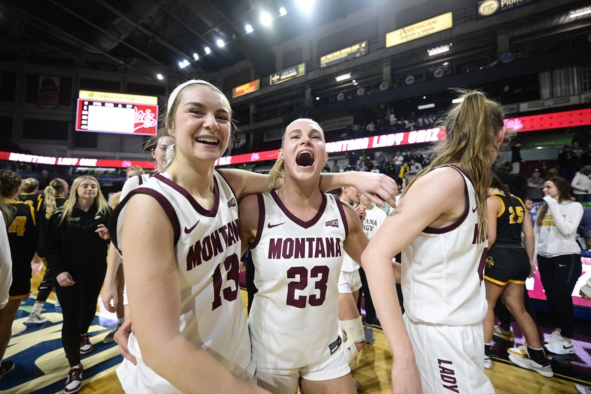 That winning feeling 🫡 

#BigSkyWBB | #GoGriz | #BigSkyInBoise