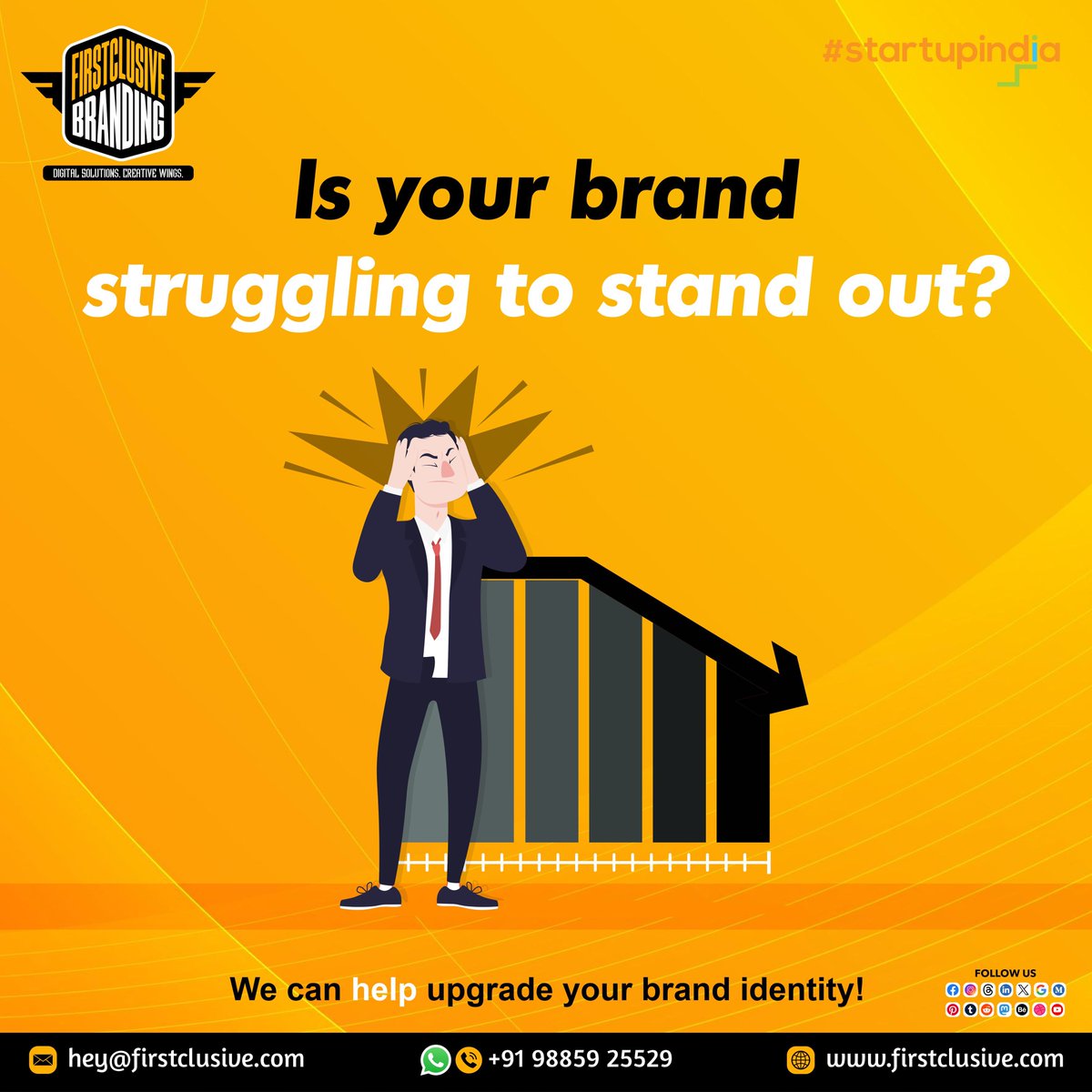 Is your brand blending into the crowd? Let us give it a makeover!

Our team at Firstclusive specializes in upgrading brand identities, making you stand out in the market. 

#BrandIdentity #LogoDesign #Branding #BrandReputation #LogoBranding #FirstclusiveBranding #StartupIndia