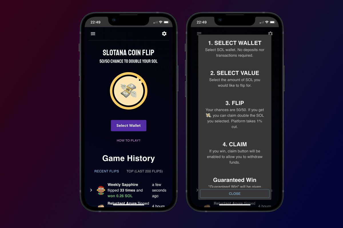Slotana Coin Flip tweet media