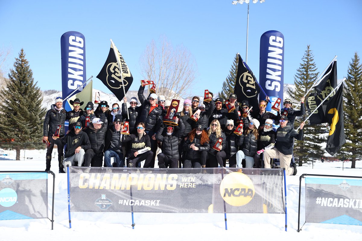 Over the weekend @cubuffsskiing brought home their 21st National Championship! Congrats, Buffs! 👏