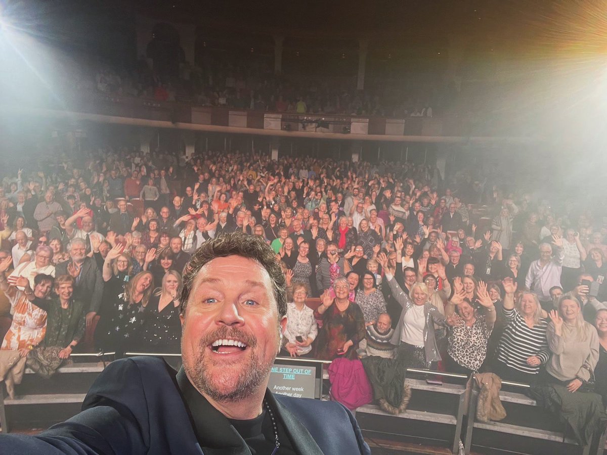 Well, what can I say! Brighton, thank you for a fabulous opening night. You were absolutely wonderful! Portsmouth, I’ll see you on Wednesday - are you ready?? Mx #onwiththeshow #brightondome