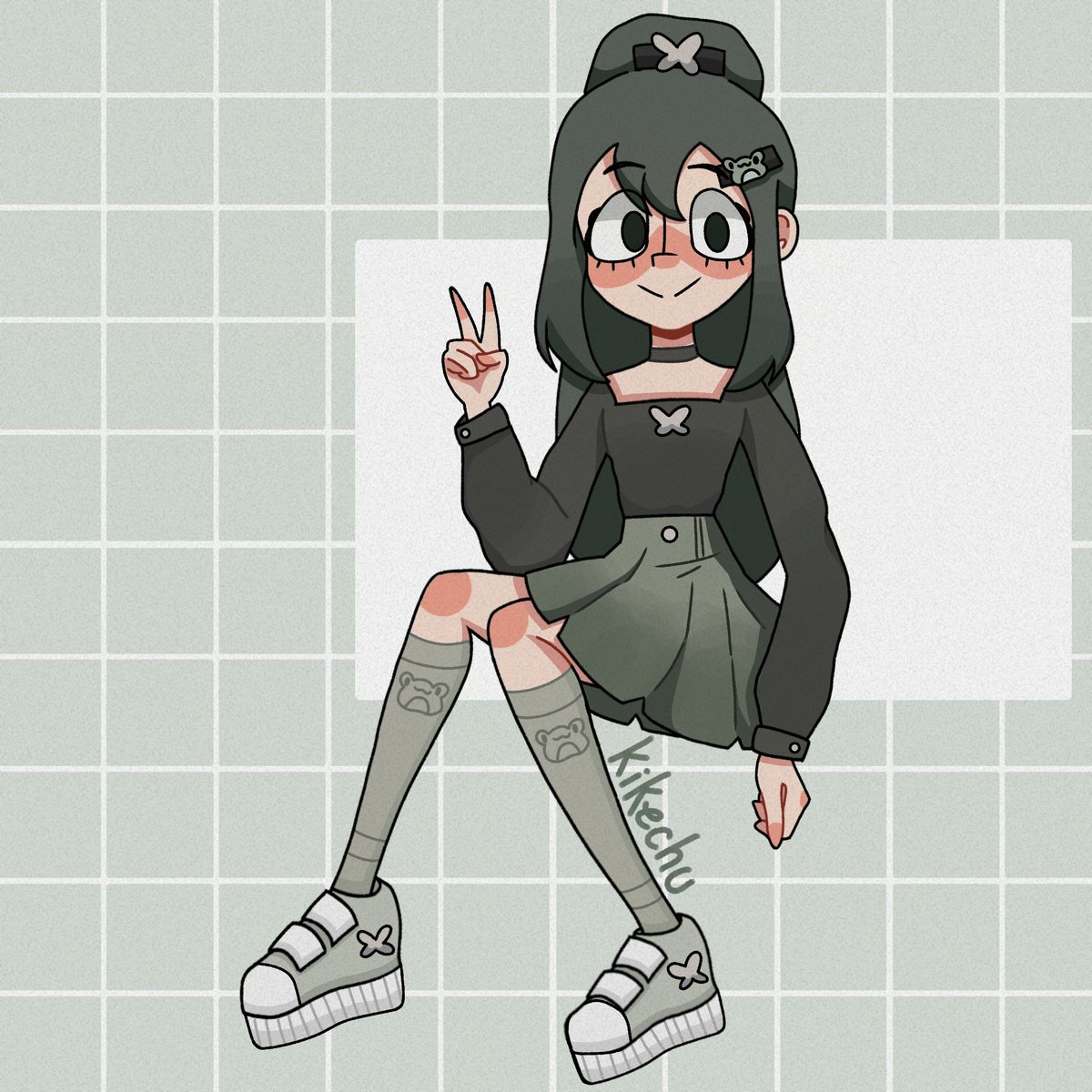 _kikechu_'s tweet photo. 🟢☘️🍃.
.
#tsuyuasui #MyHeroAcademia #BNHA #dibujodigital #digitalart #drawing #dibujo https://t.co/97L64sjt40