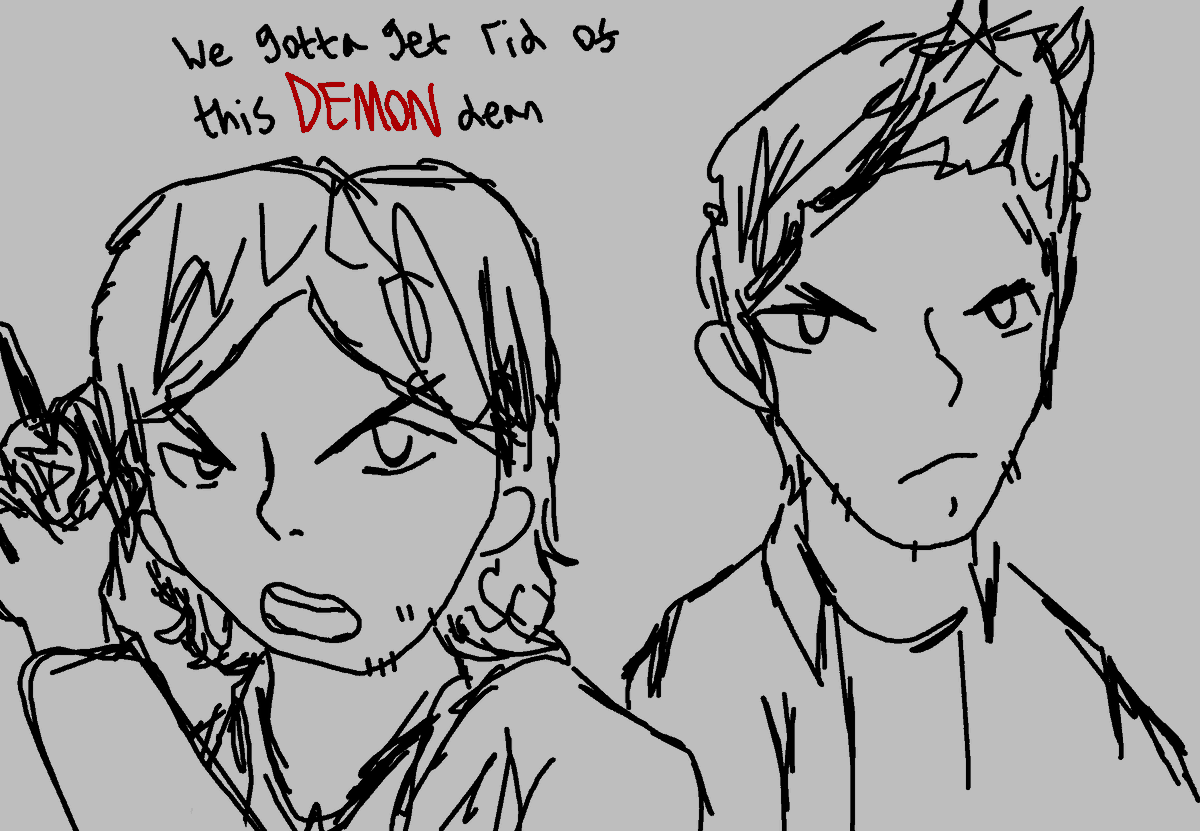 kazukinsha's tweet photo. he didn't even do nothin #homestuck #hellstuck #supernatural https://t.co/iPpEjyJwsO