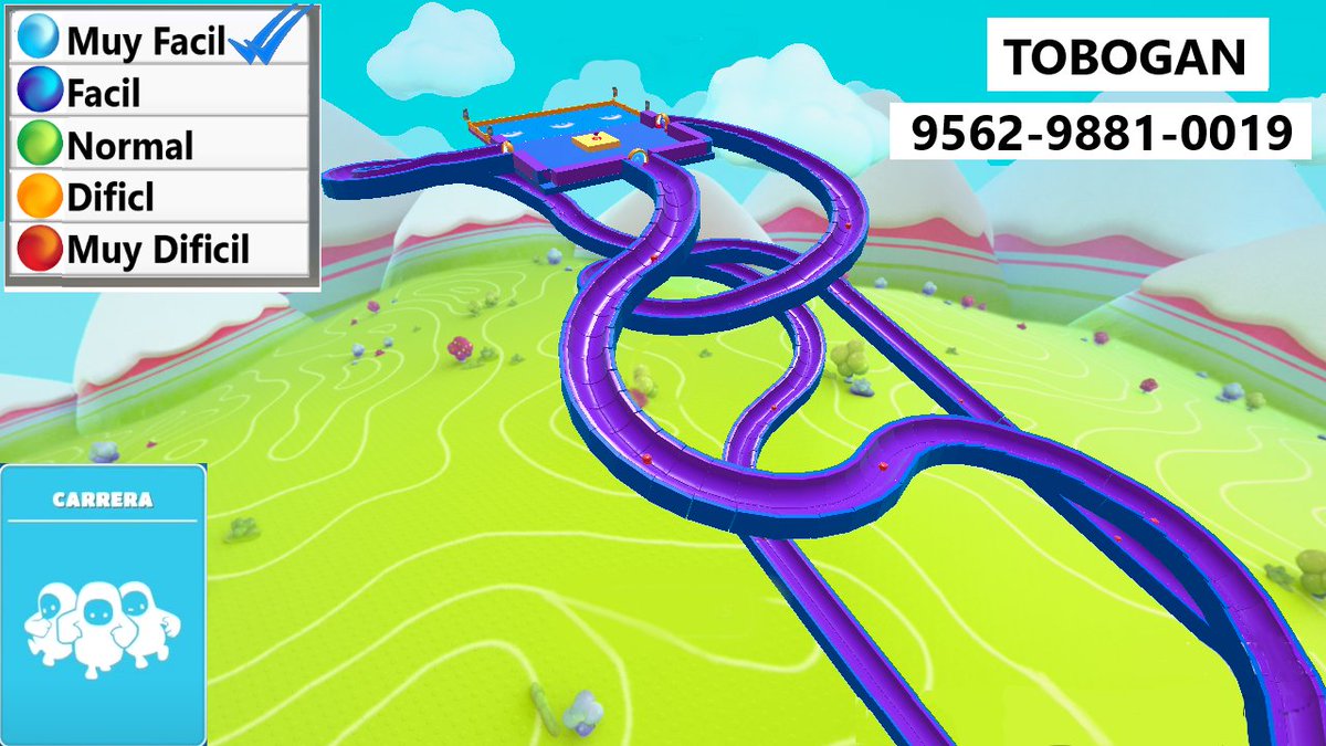 mynpon14's tweet photo. Tobogan 9562-9881-0019
@FallGuysGame
#fallguyscreative #fallguys #fallguysmaps #fallguysart #fallguysgame #FallGuys #falljam https://t.co/FmOMau1T0m