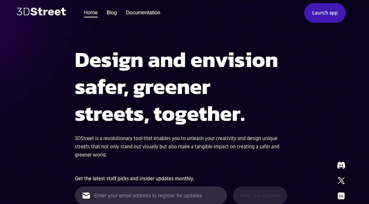 New @3dstreetapp website just dropped! 3dstreet.org Did we use enough purple?